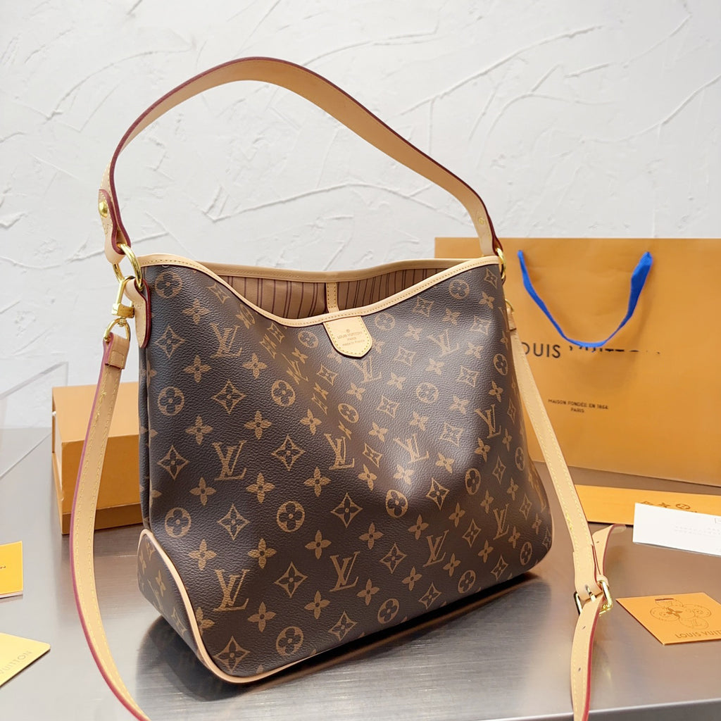 New Wide Shoulder Strap Classic Print Tote Bag XC1623071706