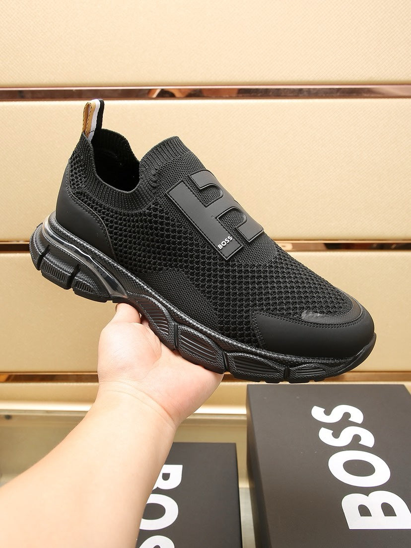 BS fashion printed rubber sole sneakers 0724072304