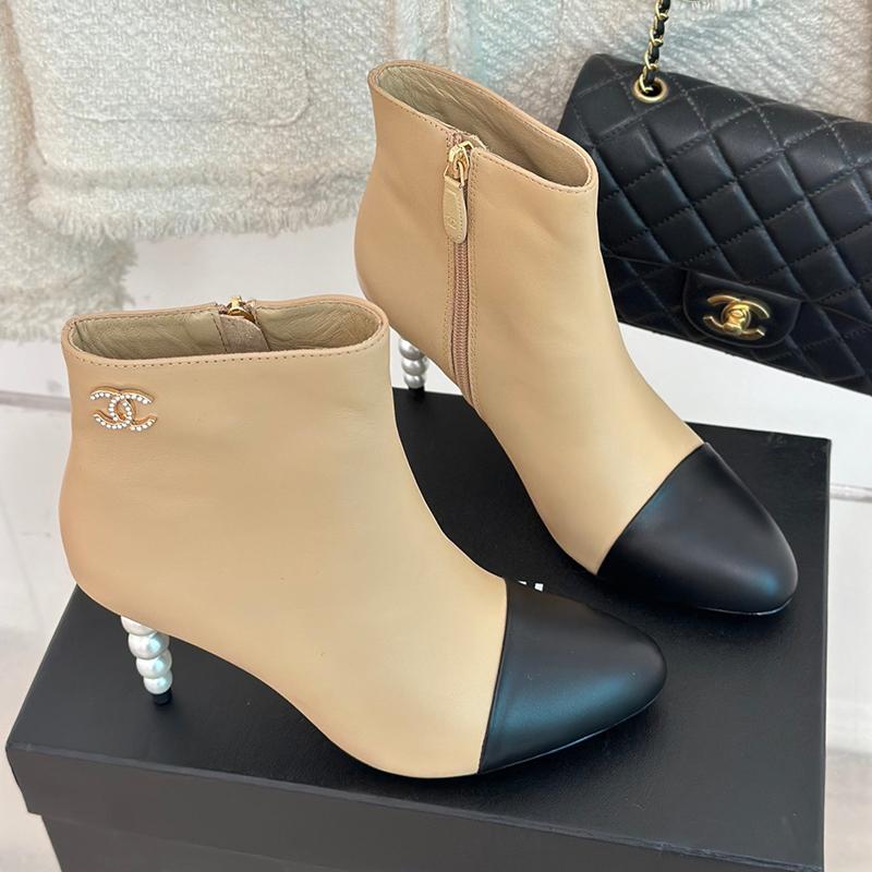 Fashion new autumn and winter pearl high heels women's boots 1023120110