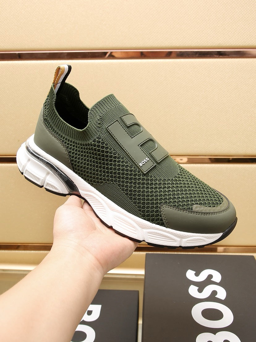 BS fashion printed rubber sole sneakers 0724072304