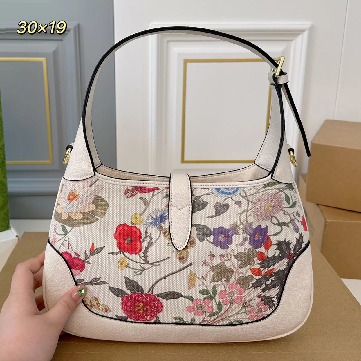 Limited Floral Jaie Crossbody Underarm Bag 1025060901