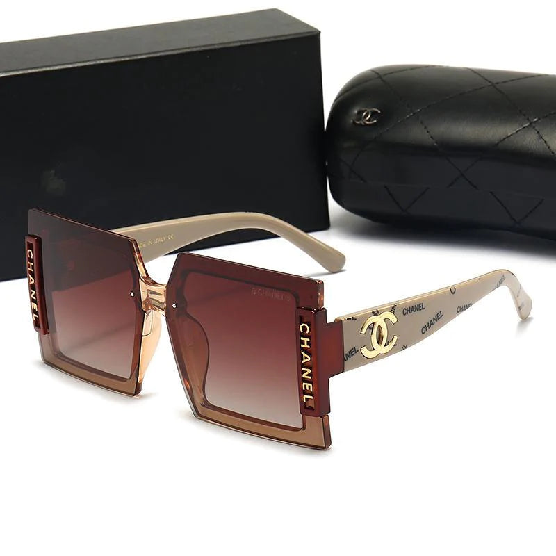 New Women's Polarized Sunglasses Anti-UV Strong Light Large Frame Glasses PD05202411906