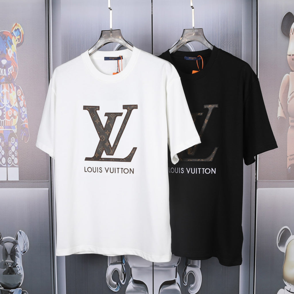 V heavy double yarn 280g printed short sleeves 0724031306