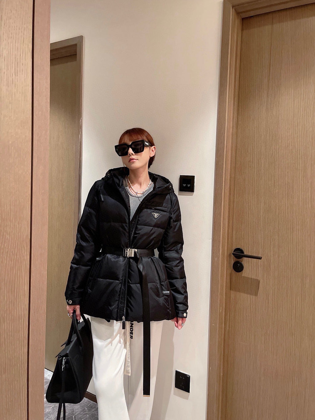 PRD fashion triangle logo down jacket 0724111208