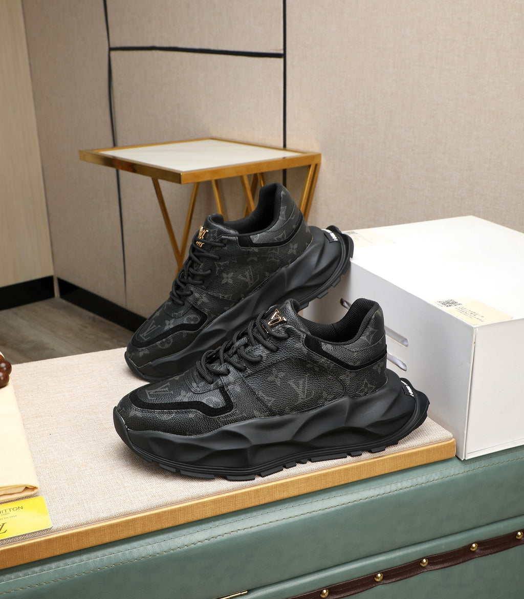 Lvv fashion luxury printed rubber sole sports shoes 0724121601