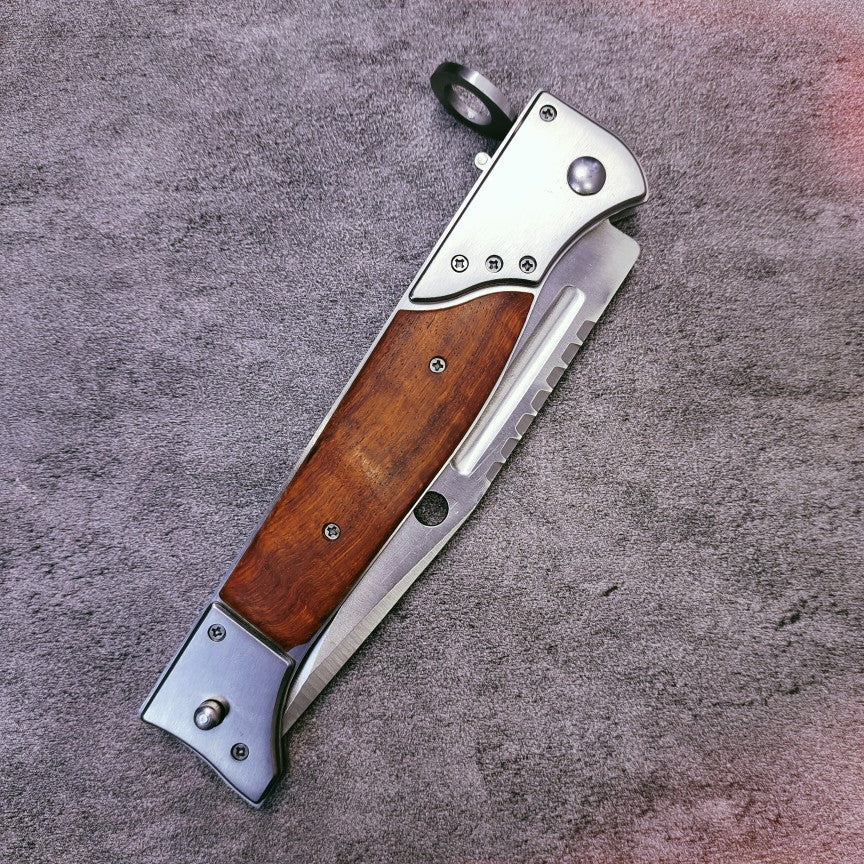 💥2025 Hot Sale 49% Off🔥Outdoor Stainless Steel Portable AK-47 Folding Knife