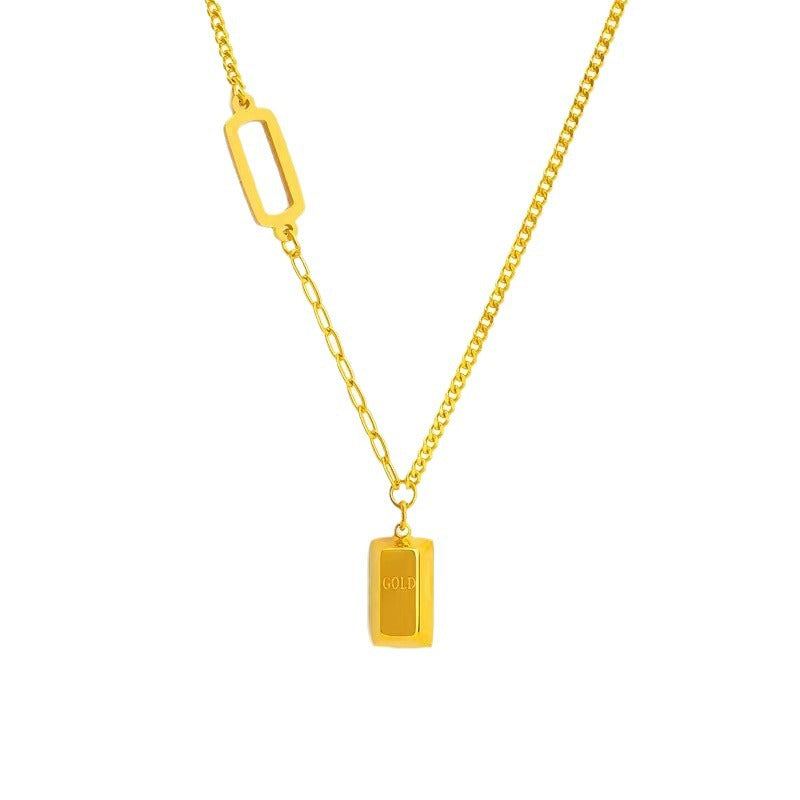 Titanium steel Chinese-style women's necklace 2025081108