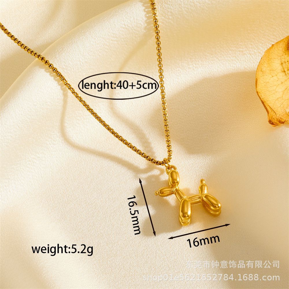 Titanium steel Chinese-style women's necklace 2025081108