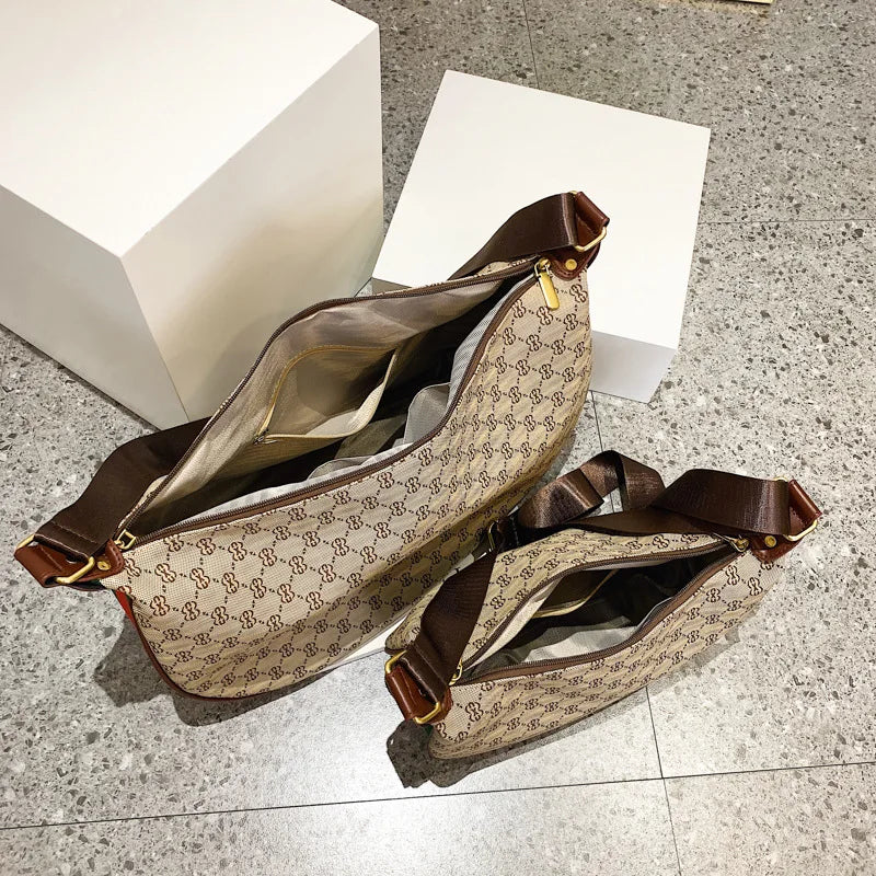 Large-capacity shoulder crossbody bag 2025080807