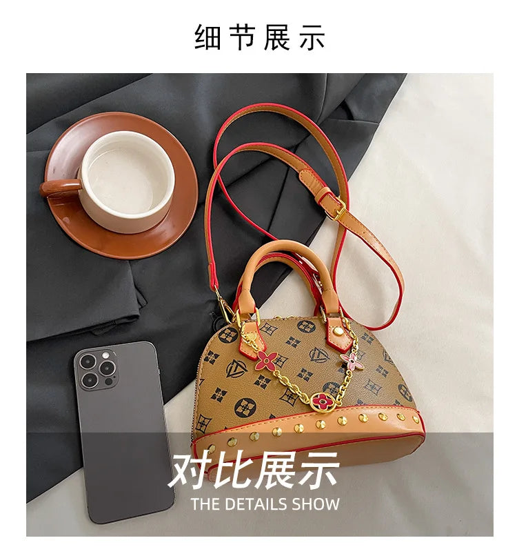 Luxury women's shell bag 2025073007