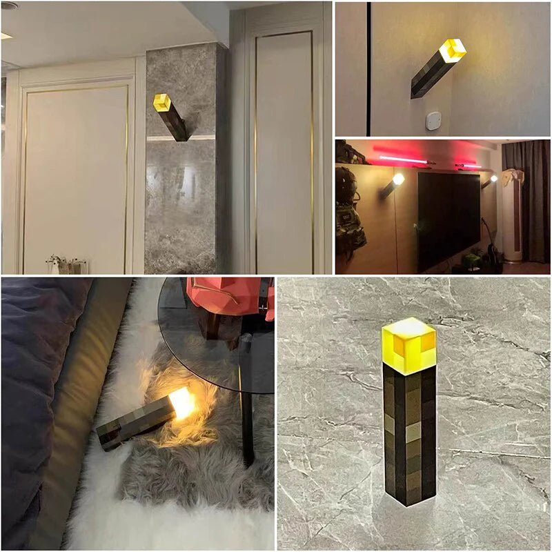 My World Rechargeable Torch Light Wall Mountable Night Light Ore Lamps