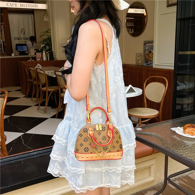 Luxury women's shell bag 2025073007