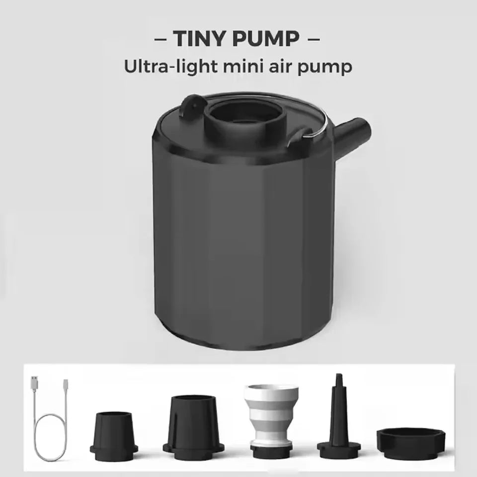 Outdoor Mini Camping Tent Lighting Swimming Circle Multi functional Inflatable Pump