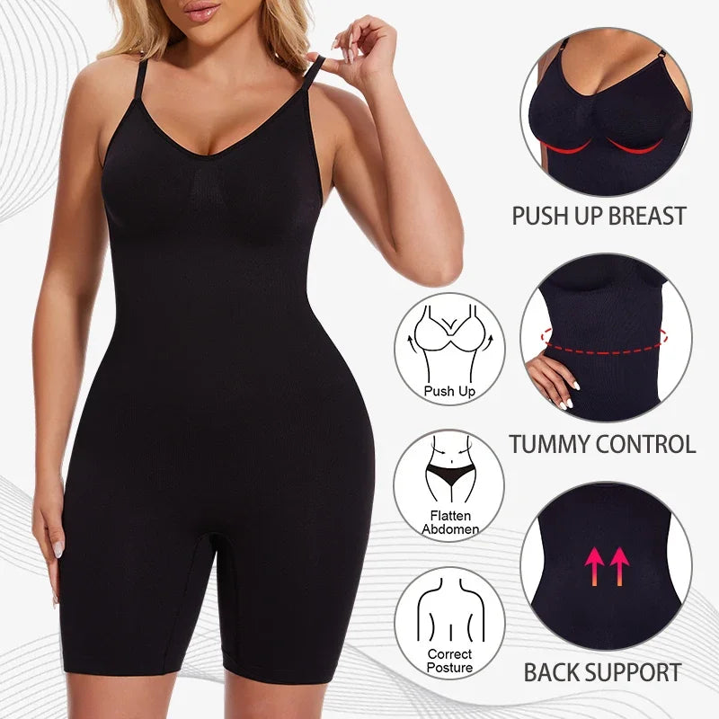 New shapewear women's vest with abdominal control for full body shaping