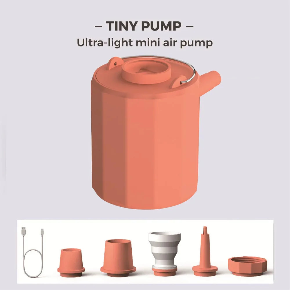 Outdoor Mini Camping Tent Lighting Swimming Circle Multi functional Inflatable Pump