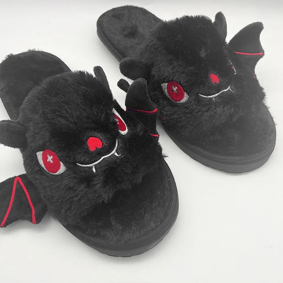 Halloween Bat Slippers Cute Bat Home Slippers