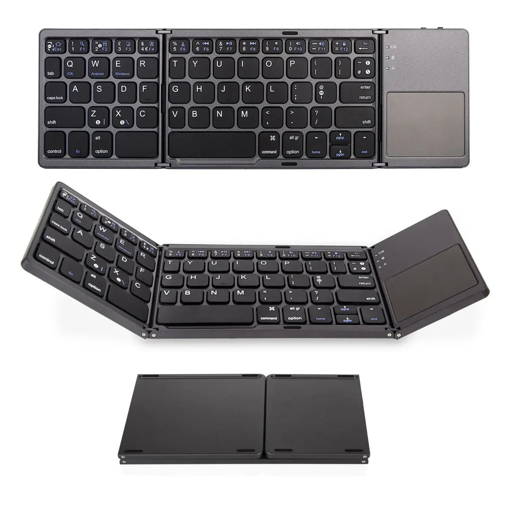Mini Foldable Touch 3.0 bluetooth Keyboard For Samsung Dex Win/iOS/Android System