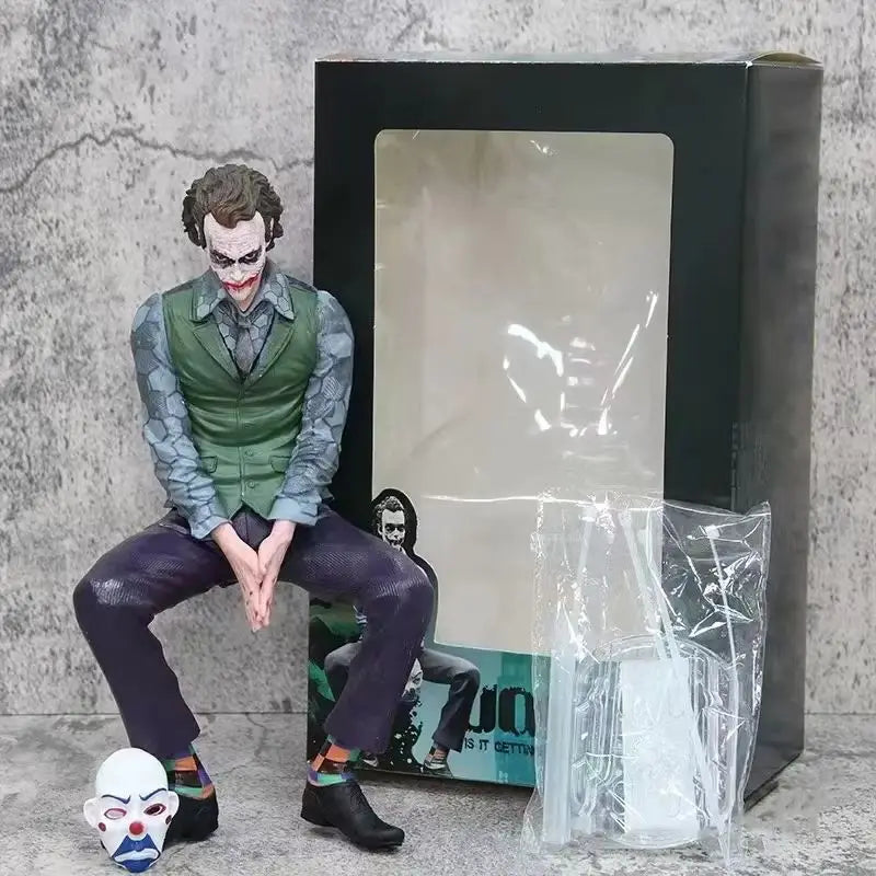 Joker Heath Ledger Action Figures Car Roof Decoration Portable Wild Mask Statue Model Car Doll Toy Collection Christmas Gift