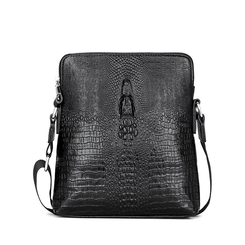 Mens Business Casual Embossed Shoulder Bag 1025090502