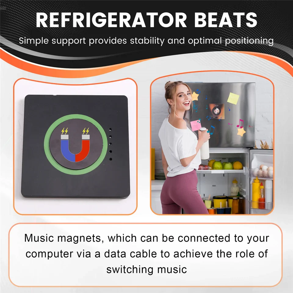 New Music Fridge Magnets - Fridge stickers that play songs, perfect gift for music lovers