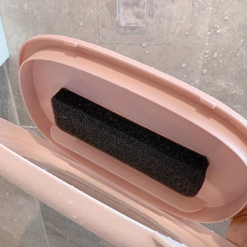 Bathroom Waterproof Mobile Phone Box Cartoon, Adhesive Bracket Mobile Phone Holder, Bathing TV Show Artifact