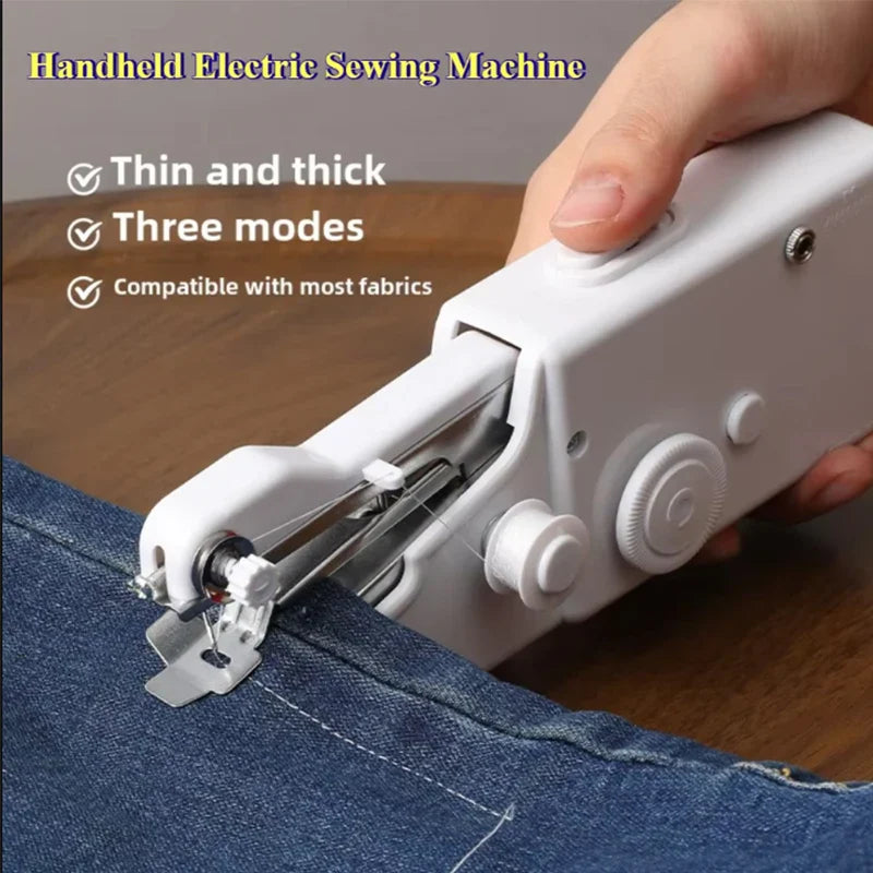 Mini handheld electric small household convenient sewing machine