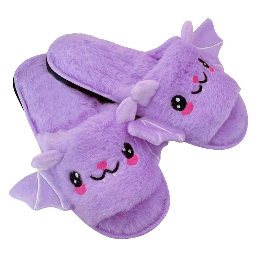 Halloween Bat Slippers Cute Bat Home Slippers