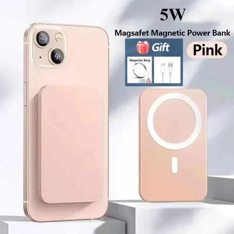 New magnetic wireless mobile power bank suitable for iPhone MagSafe fast charging