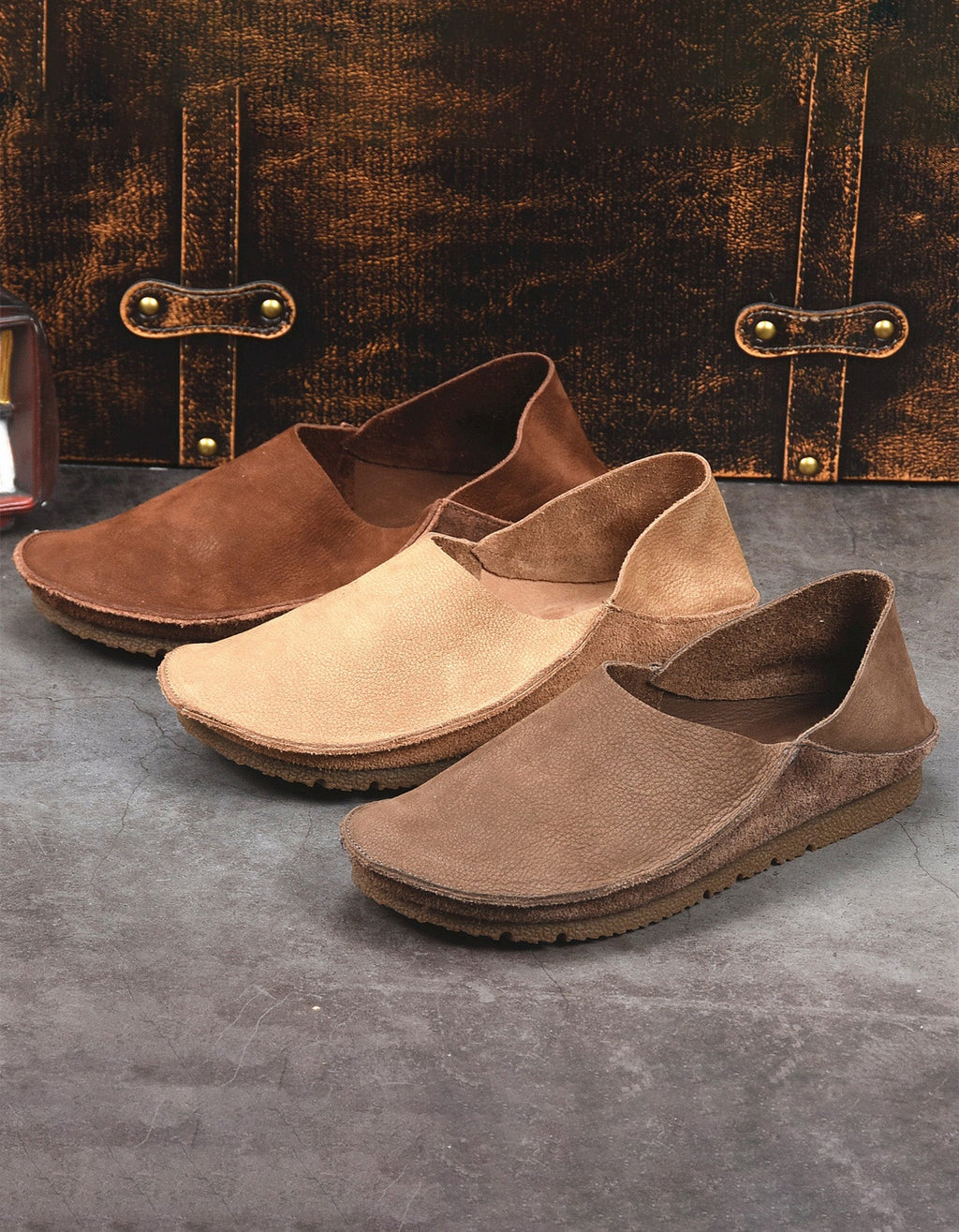 Soft Sole Comfortable Handmade Retro Flats for Men