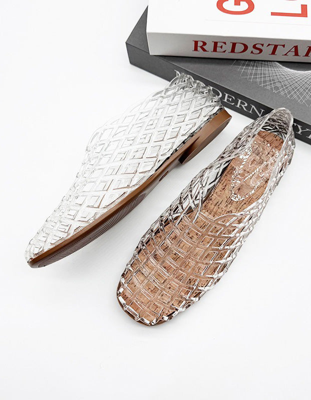 Summer Hollow Breathable Fishing Net Jelly Shoes