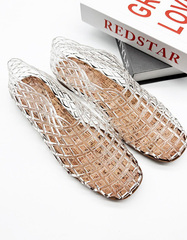 Summer Hollow Breathable Fishing Net Jelly Shoes
