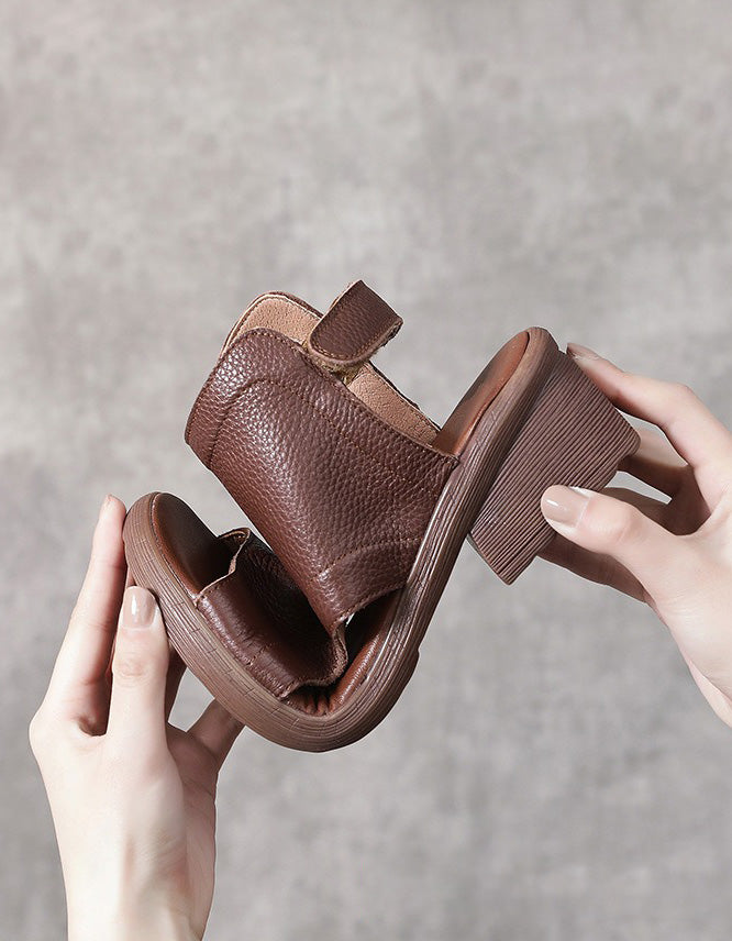 Summer Open Toe Slingback Sandals Boots 35-41