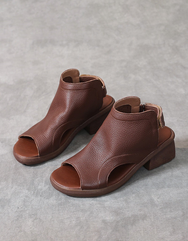 Summer Open Toe Slingback Sandals Boots 35-41