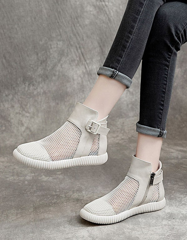 Summer Breathable Mesh Sandals Boots