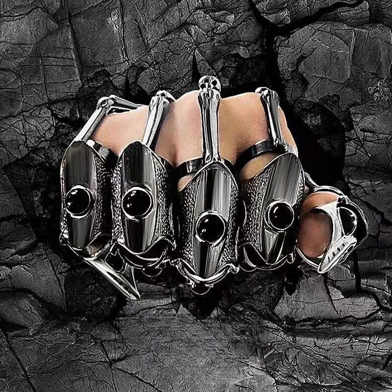 Necromantic Armor Skeleton Skeleton Bracelet and Finger Claws