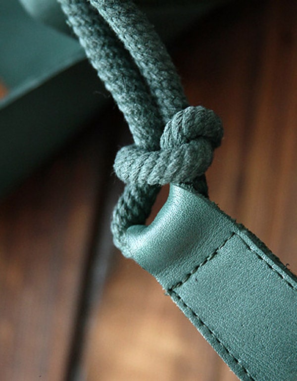 Women's Comfortable Retro Flat Shoes Green