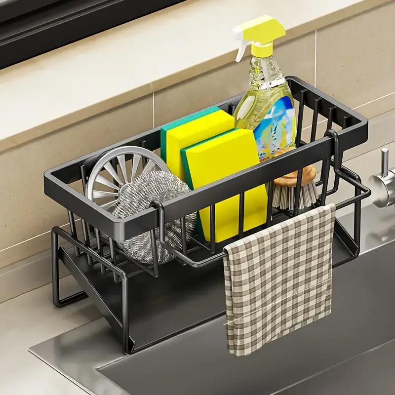 🛒Stainless Steel Kitchen Sink Storage Rack