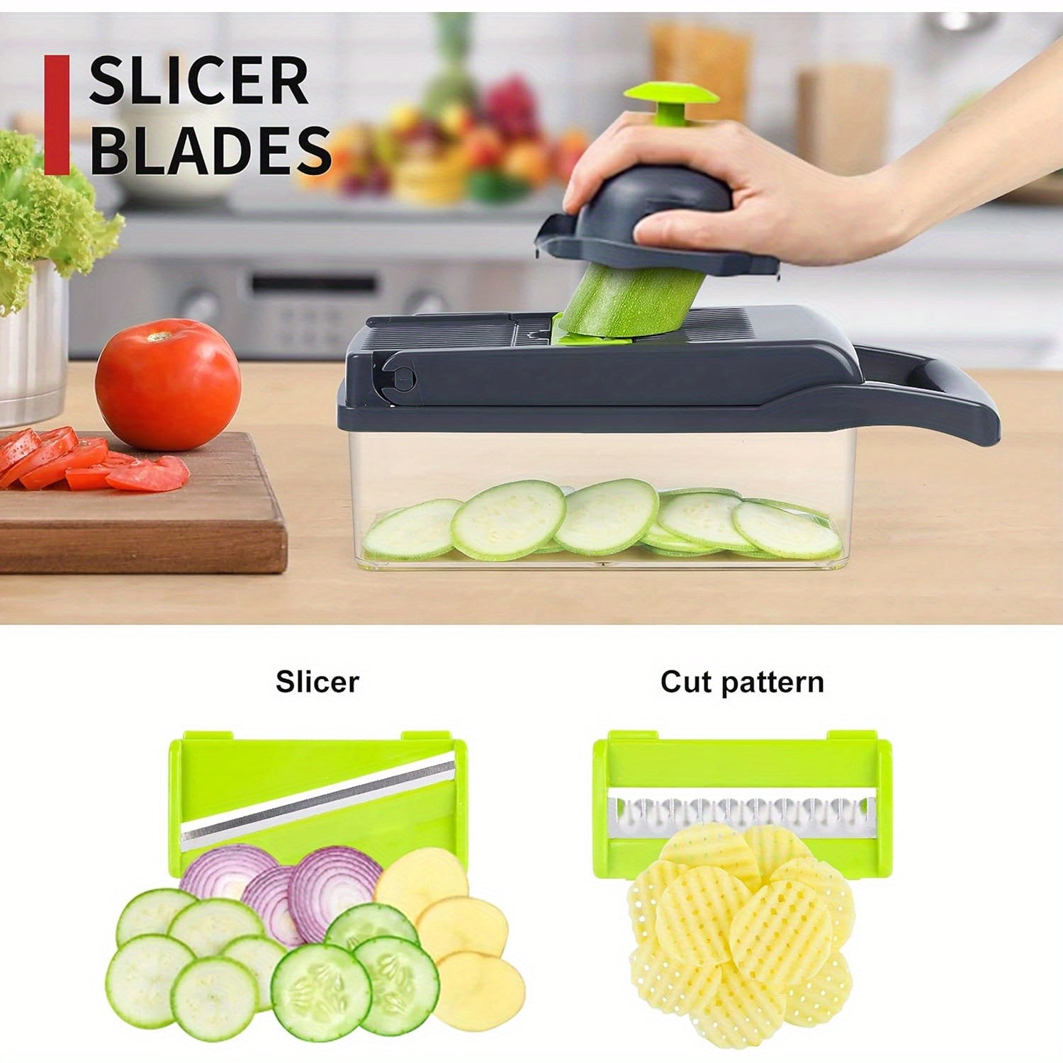 Pro 10in 1 Multifunctional Vegetable Chopper and Slicer Dicer