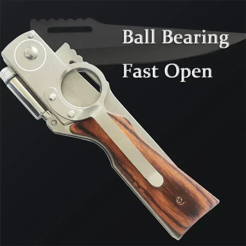 💥2025 Hot Sale 49% Off🔥Outdoor Stainless Steel Portable AK-47 Folding Knife