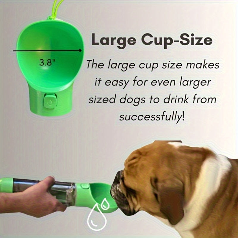 Water Bottle Feeder Bowl Garbage Bag Storage Portable