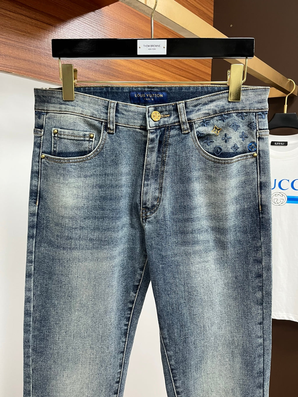 Lvv men's business casual jeans 0725092607