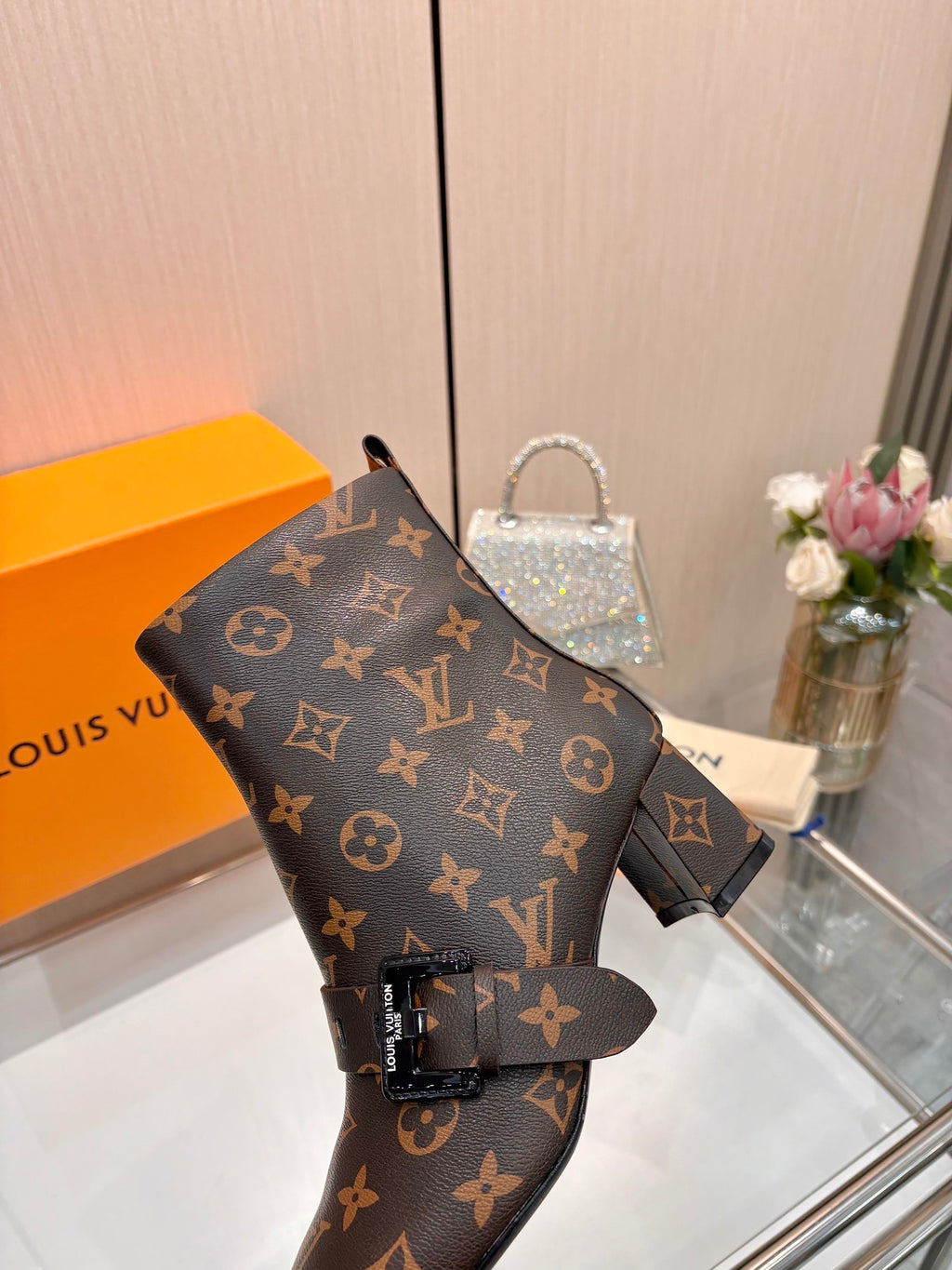 Lvv fashion printing new 4.5cm short boots 0725102002