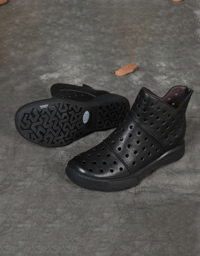 Handmade Comfortable Hollow Breathable Summer Boots 35-42