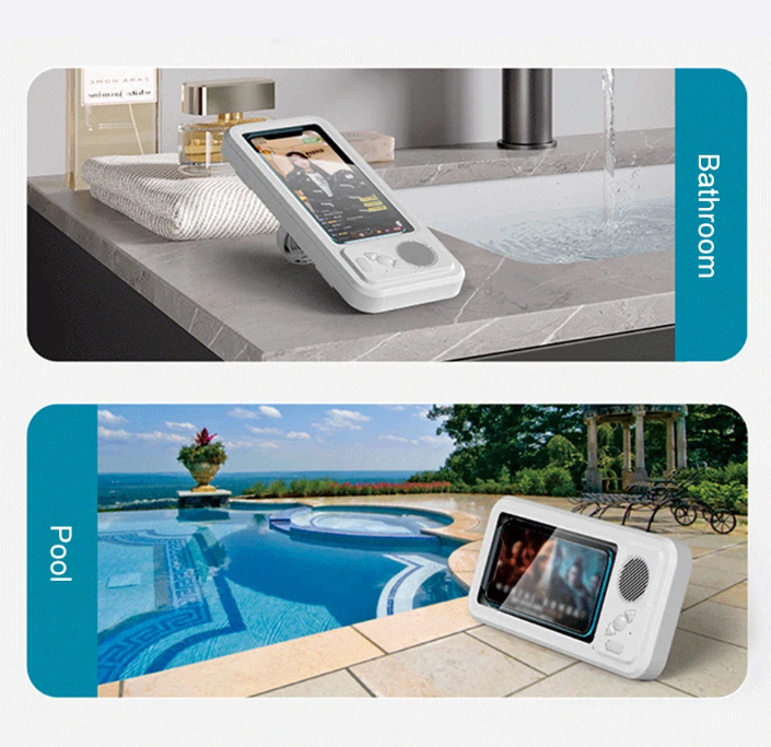 AquaTune - Waterproof Phone Case with Built-in Speaker